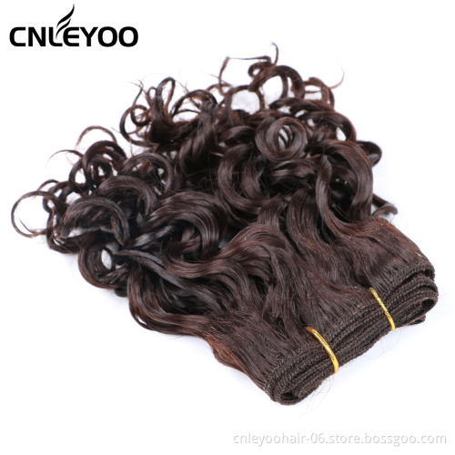 China best prices newly fashionable 8 inch synthetic fiber dark brown jerry braided curly wig